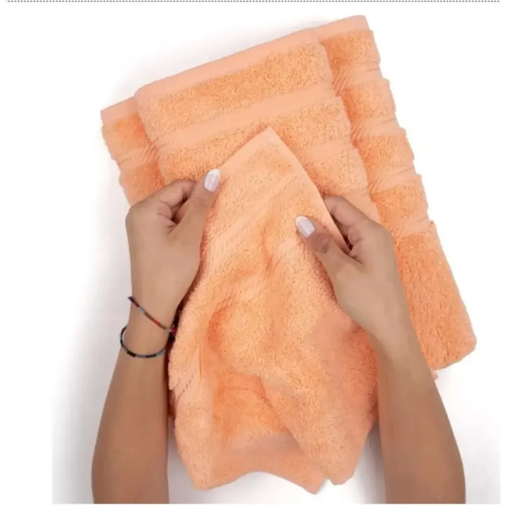 American Soft Linen 6 Piece Towel Set, 100% Cotton Bath Towels for Bathroom